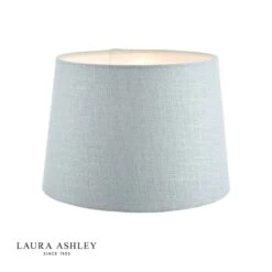 Laura Ashley Bacall Linen Empire Drum Shade Duck Egg Blue 25cm/10 Inch