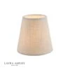 Laura Ashley Bacall Linen Empire Drum Shade Silver 12.5cm/5 Inch