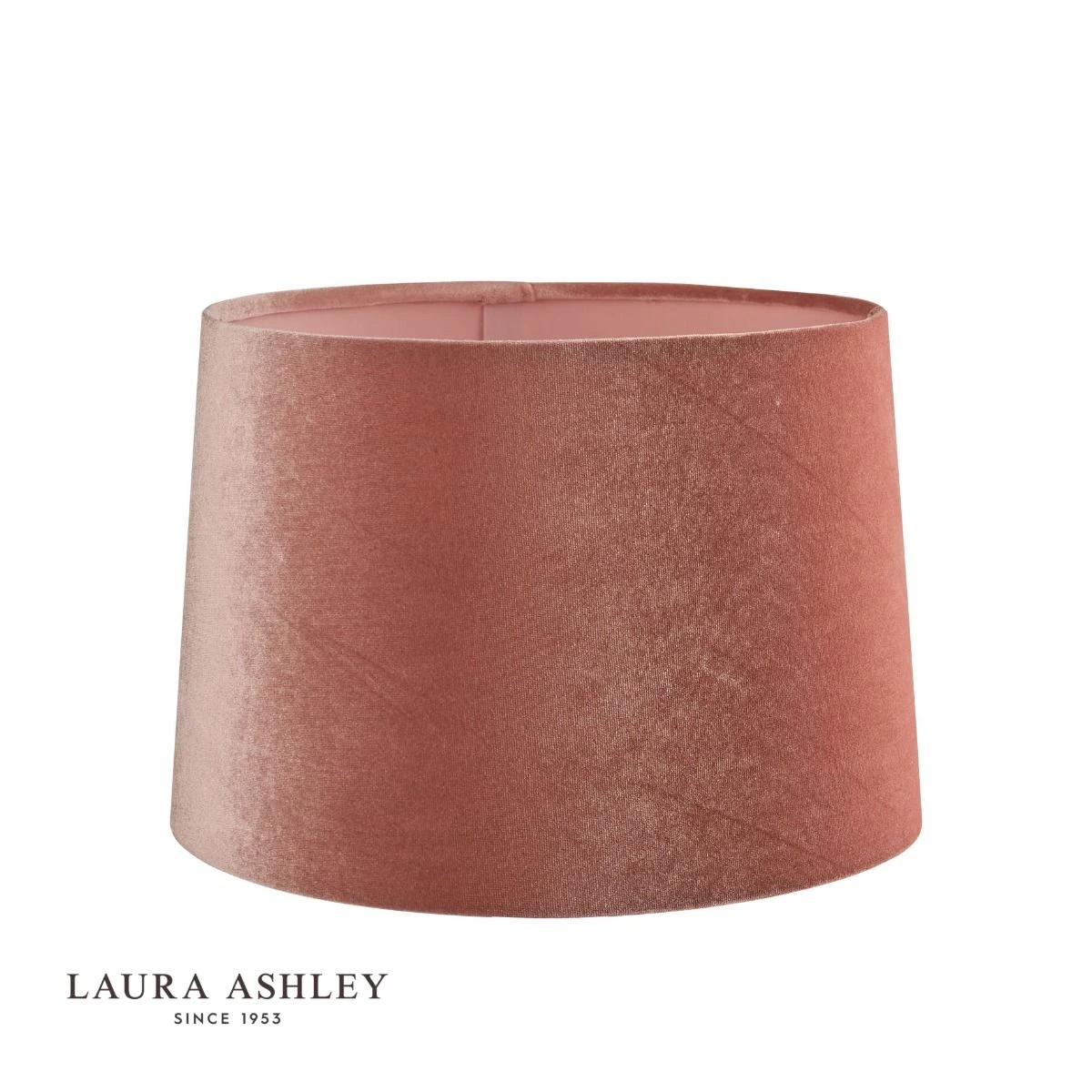 Laura Ashley Velvet Empire Drum Shade Blush Pink 35cm/14 Inch - Image 2