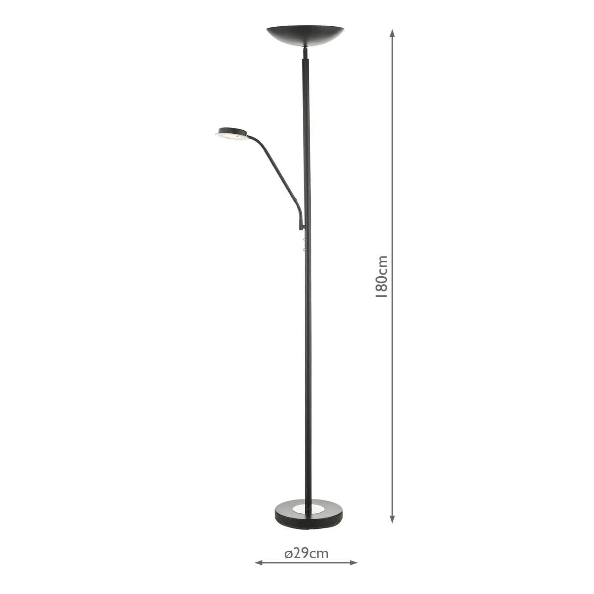 Victor Mother & Child Lamp Matt Black LED - Image 9